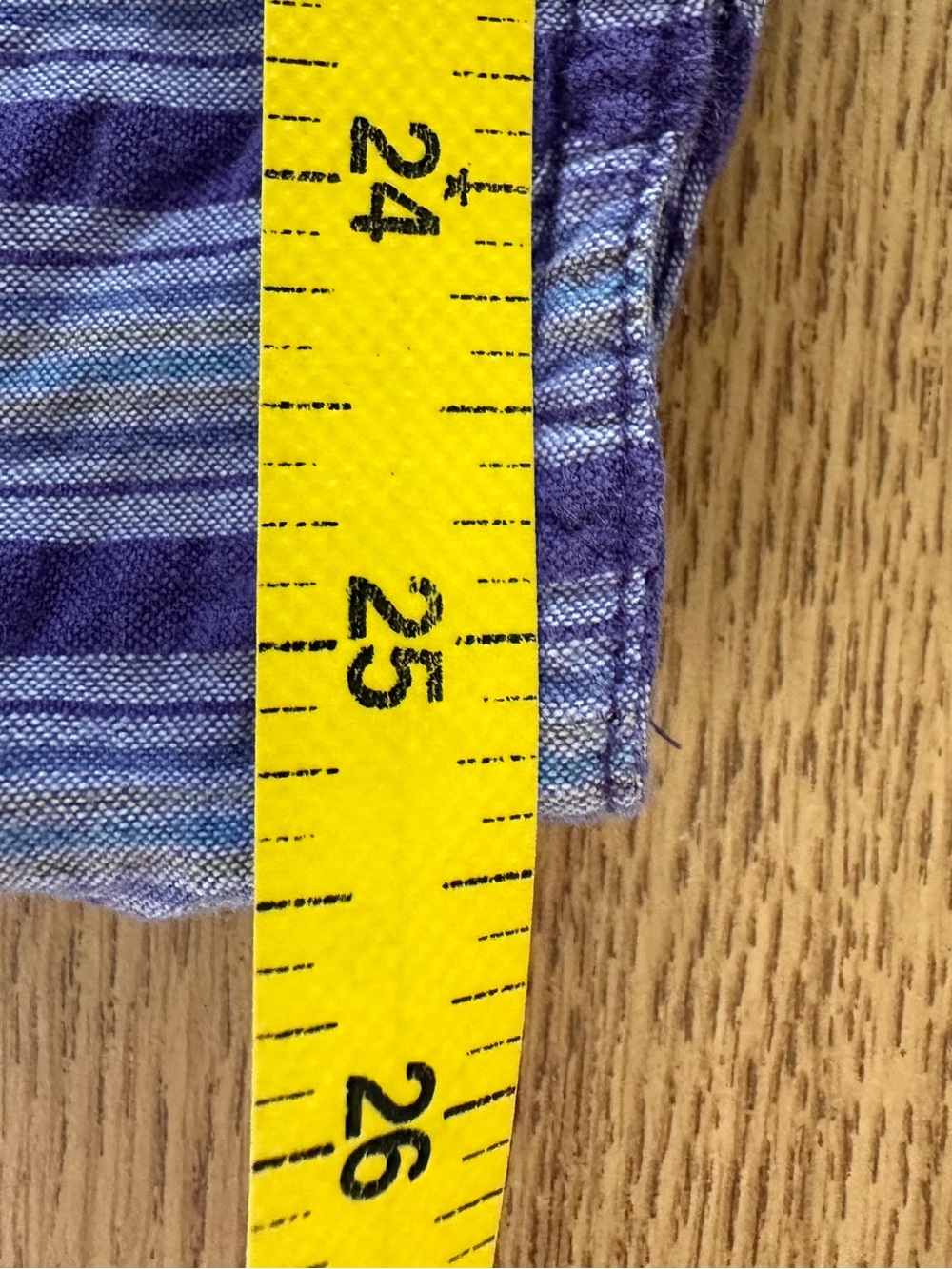 Liz & Me Purple Striped Midi Dress - Picture 10 of 12